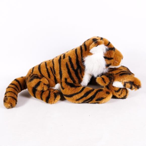 Tiger & Baby Cub Stuffed Animal Cat Plush Plushie Stuffie Purr-Fection MJC 1988 - Picture 3 of 14